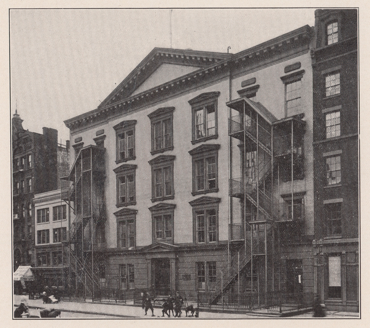 Old photograph of a school building