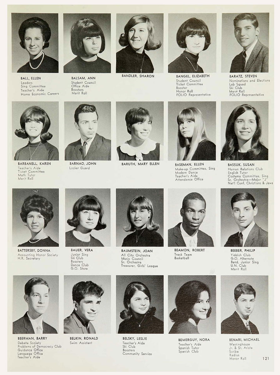 Page from a yearbook